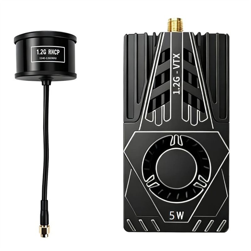 Fpv Drone Vtx - VTX สำหรับเครื่องส่งสัญญาณวิดีโอ FPV 1.2Ghz 5W พร้อมเสาอากาศ