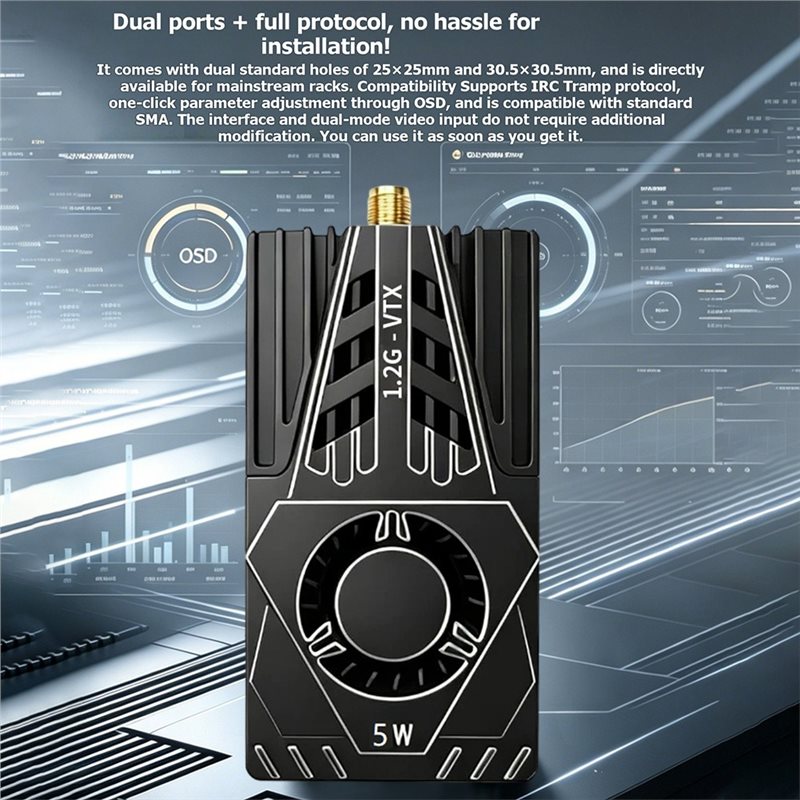 VTX สำหรับเครื่องส่งสัญญาณวิดี - Fpv Drone Vtx บทวิจารณ์และราคา